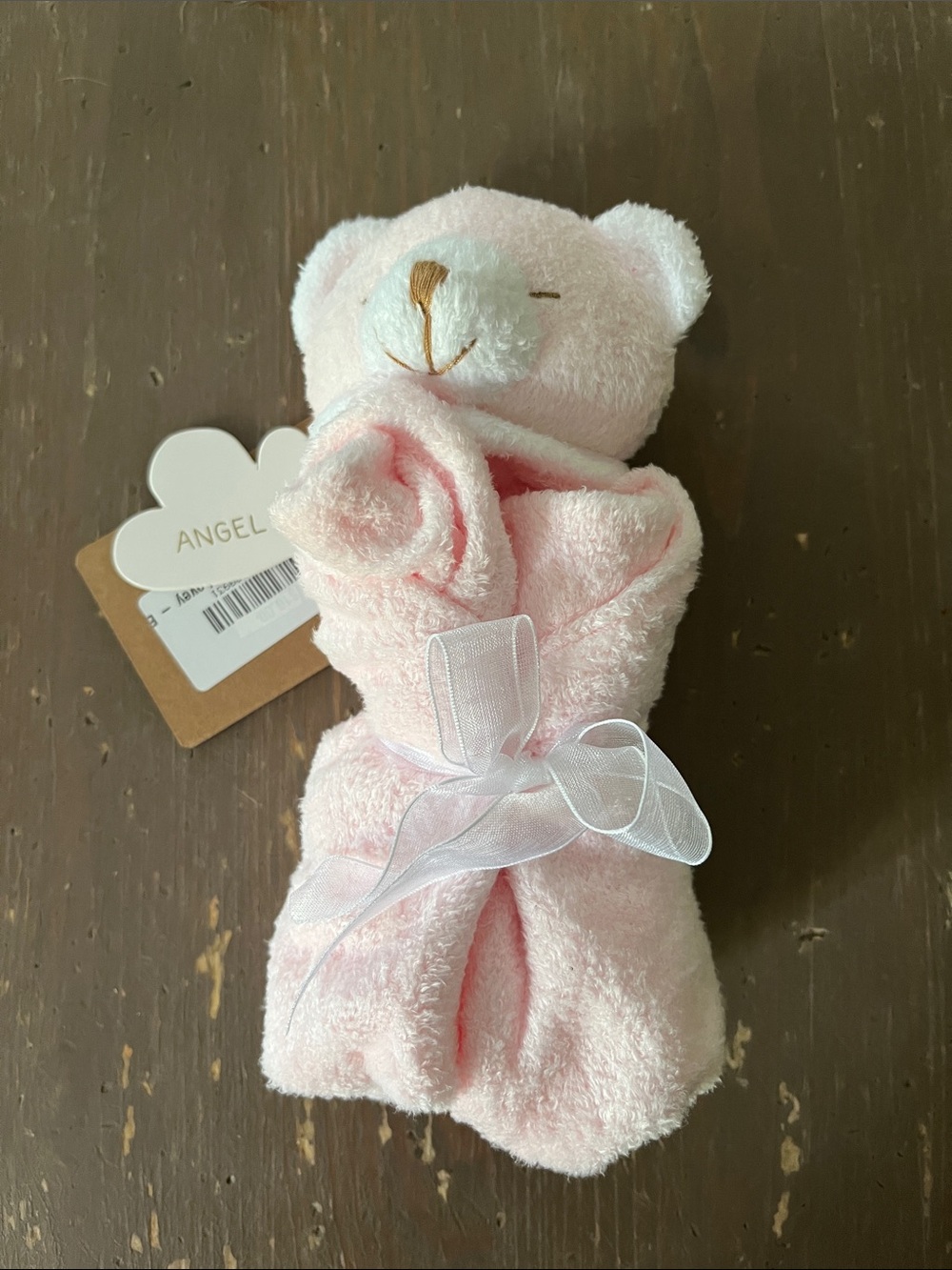 Angel Dear Pink Bear Lovey